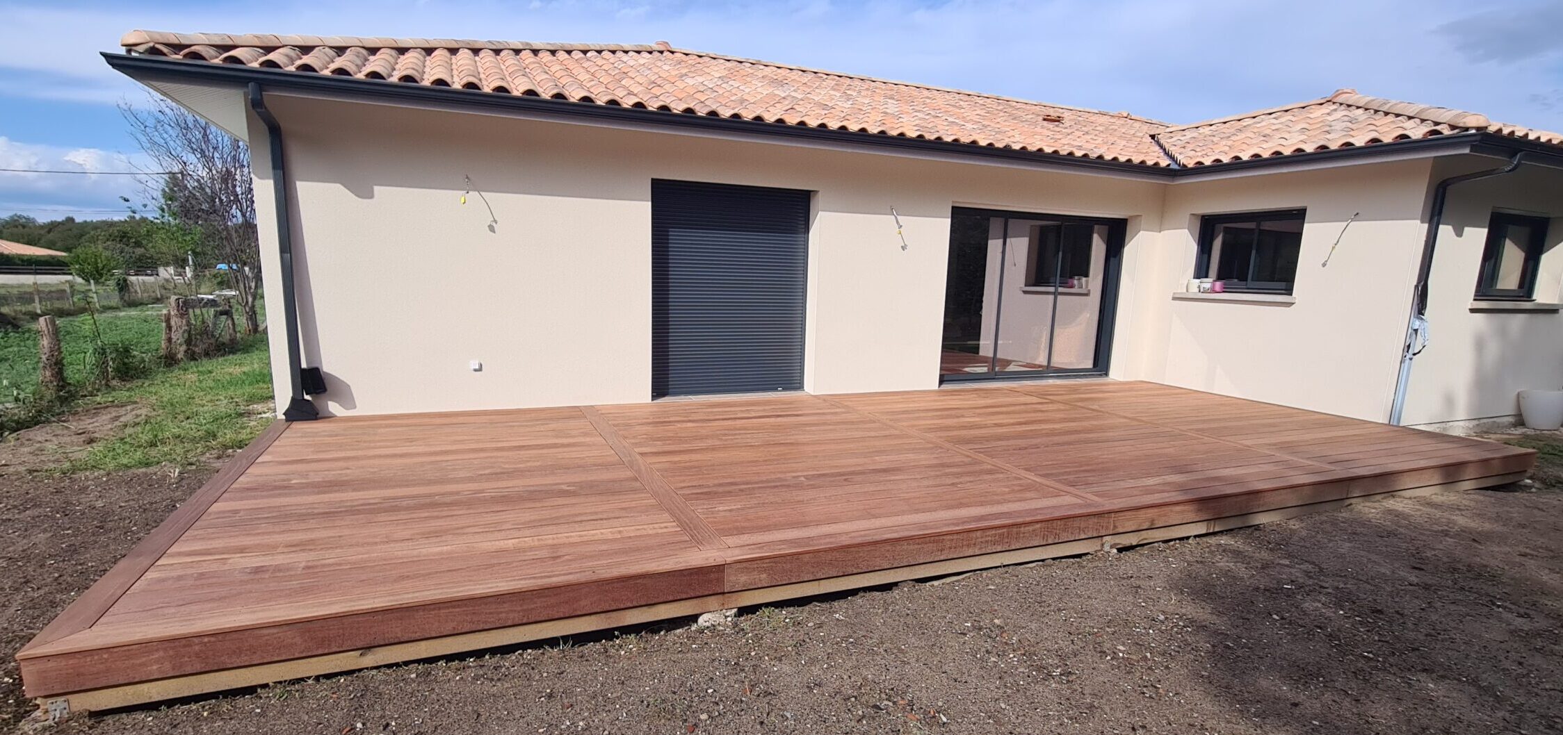 terrasse bois exotique atlas terrasses à Belin Beliet